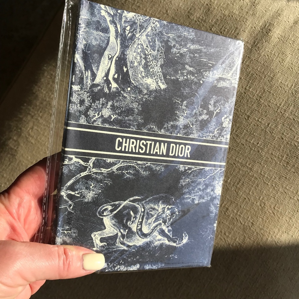 Dior Gold Trim Notebook